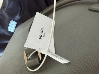Borsa Prada Saffiano Travel Grigio