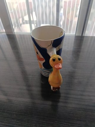 Taza grande de cerámica