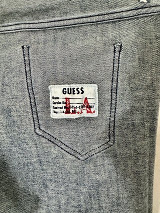 Jeans Guess Skinny Hombre Talla M Desgastados