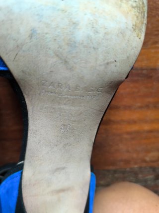 Sandalias de tacón 11 cm de alto