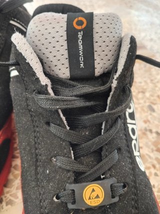 Sparco Nitro Zapatos de Seguridad Negros/Rojos
