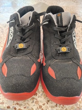 Sparco Nitro Zapatos de Seguridad Negros/Rojos