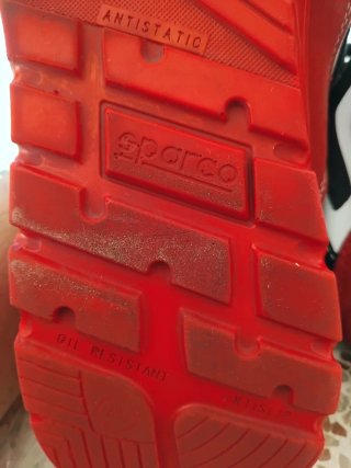 Sparco Nitro Zapatos de Seguridad Negros/Rojos