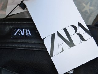 Zara Pantalón Hombre Cuero Vegano 32 US/ 42 España