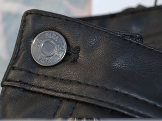 Zara Pantalón Hombre Cuero Vegano 32 US/ 42 España