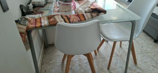 Mesa de comedor cristal