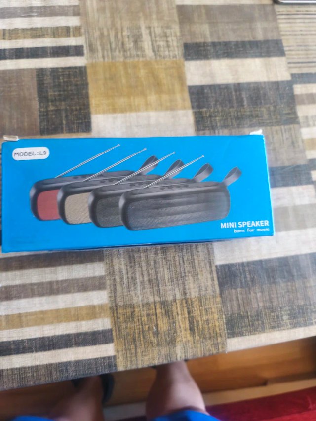 Altoparlante Bluetooth portatile Nero/Blu