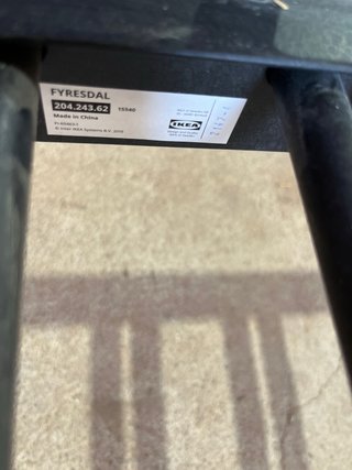 Diván cama IKEA negro 80x200