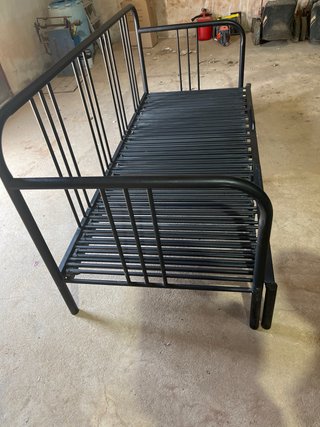 Diván cama IKEA negro 80x200