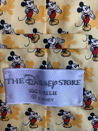 Corbata 100% seda vintage Mickey Mouse