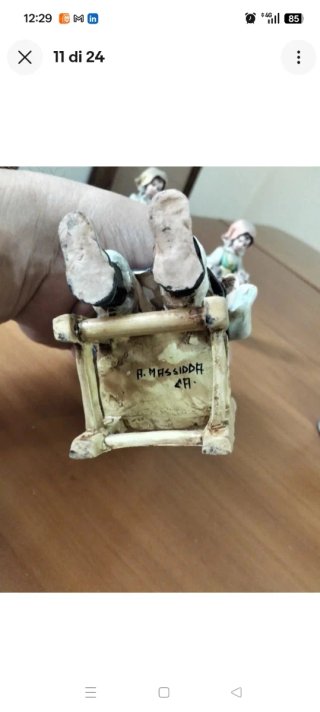 Lotto 8 Statuine Sarde A. Massidda Cagliari
