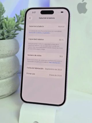 iPhone 15 Rosa 128gb 85% salud de bateria original