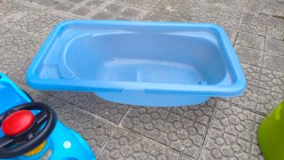 Pack Cochecito, moto, bañera y asiento infantil