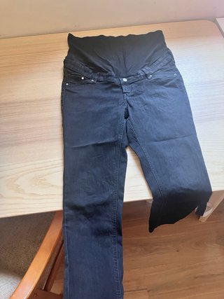 Pantalones de maternidad negros y azules