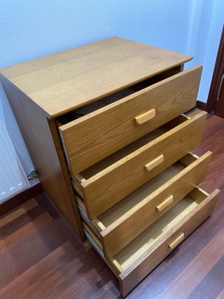 Cómoda Cajonera Roble