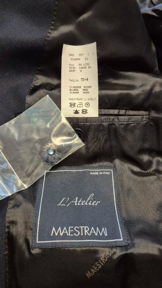 Abito da sposo blu navy completo