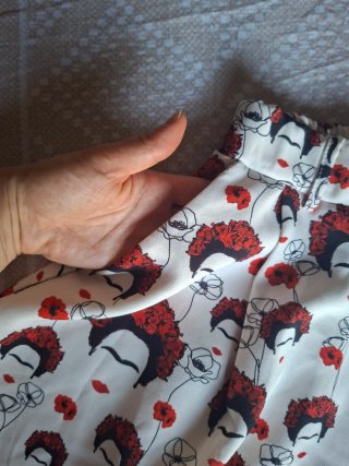 Shorts bambina fantasia Frida Kahlo taglia XS
