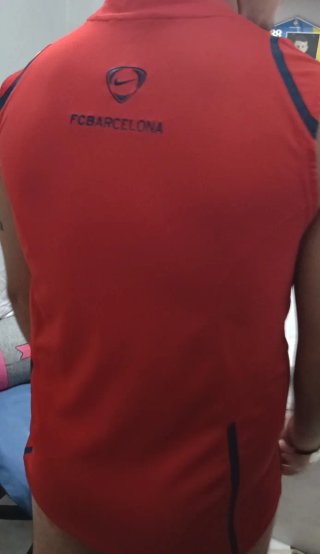 Camiseta sin mangas FC Barcelona Nike Roja