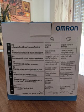 Tensiómetro Muñeca Omron RS1