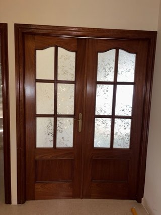 Puertas de madera interior