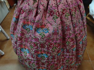 Traje de fallera SIN MANTELETAS