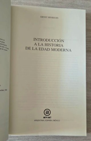 Introducción a la historia de la Edad Moderna
