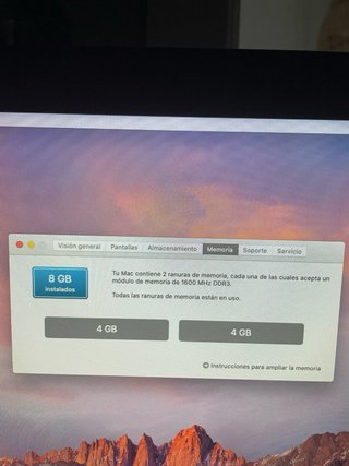 Imac 21,5’ 8GB RAM