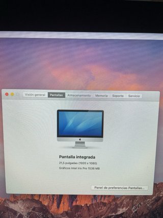 Imac 21,5’ 8GB RAM