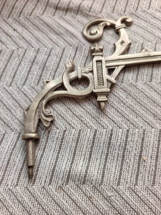 Colgador lámpara antiguo estilo meneses