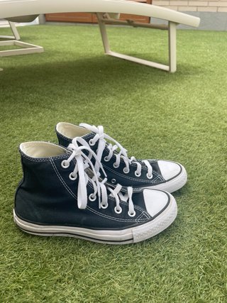 Converse Negras Mujer Talla 38
