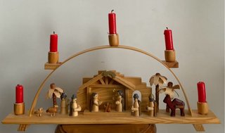 Belén Alsacia Arco Luminoso Madera