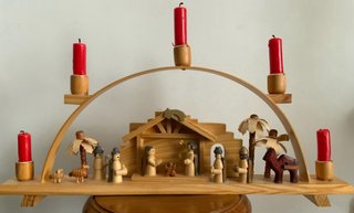 Belén Alsacia Arco Luminoso Madera