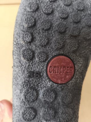 Zapatos Camper niño negros velcro