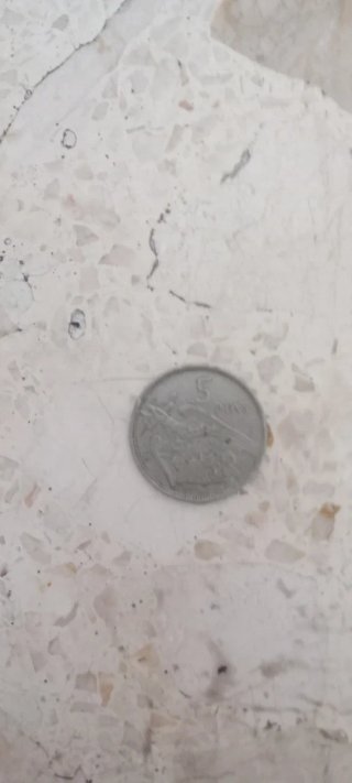 Moneda 5 Pesetas 1957 Generalísimo