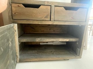Mueble buffet madera rústico