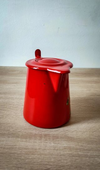 Antica caraffa smaltata vintage Anni '50 Due Leoni