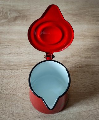 Antica caraffa smaltata vintage Anni '50 Due Leoni