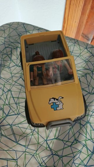 Coche Playmobil veterinaria