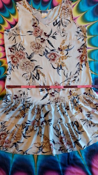 Vestido Verano Estampado Floral Talla SG