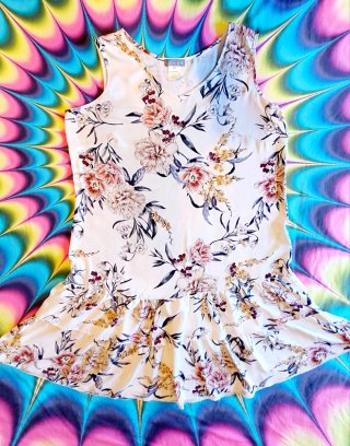 Vestido Verano Estampado Floral Talla SG