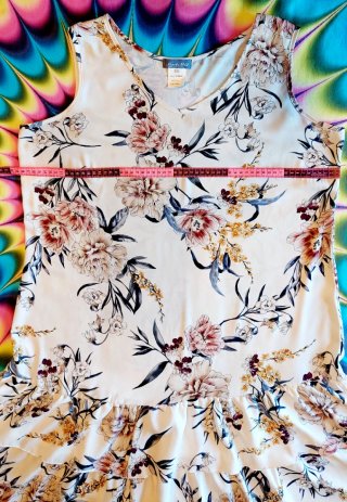 Vestido Verano Estampado Floral Talla SG