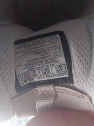 Zapatilla Fila Mujer Blanca