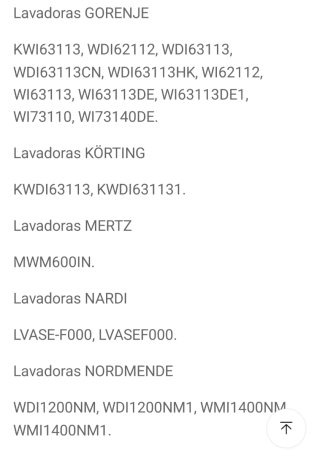 Tapa Lavadora Fagor 3F-3621IT Completa