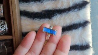Anillo Plata Labradorita