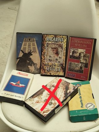 Lote Siviglia: Libri, DVD e VHS