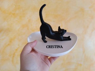 Joyero Gato Porta Anillos