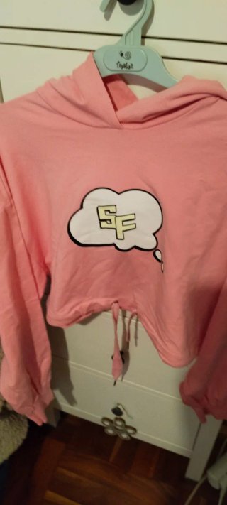Sudadera rosa