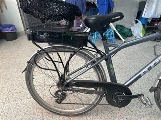 B-PRO Hybrid Bicicleta Gris