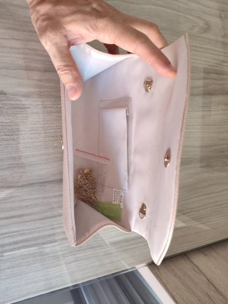 Bolso de fiesta rosa