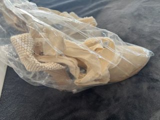 Sandalias de tela tacón verano Talla 40